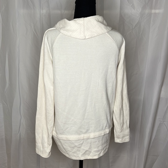 J. Jill Ivory Tunic With Cowl Neck size Small - Picture 4 of 6